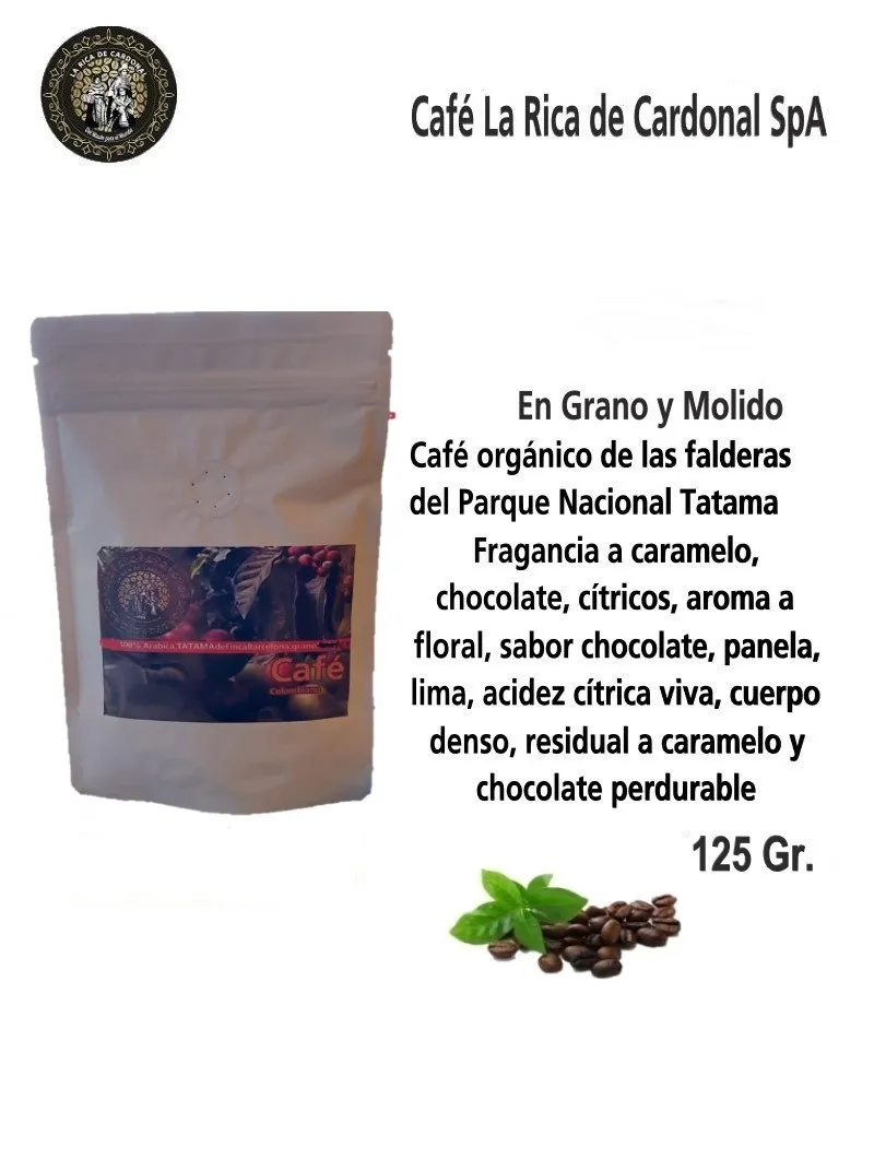 Café Tatamá 125 gr. IVA Incl.