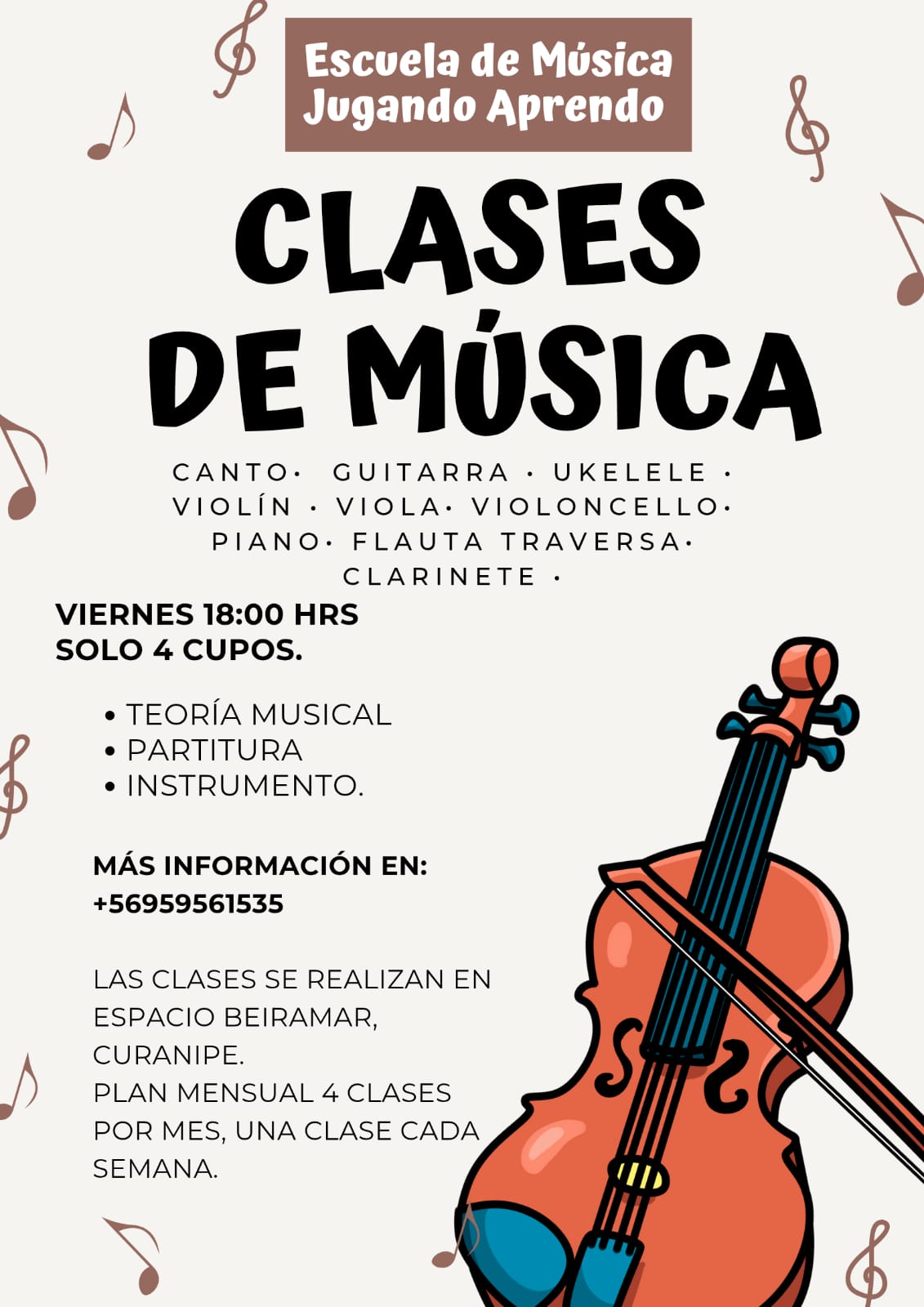 CLASES DE MÚSICA